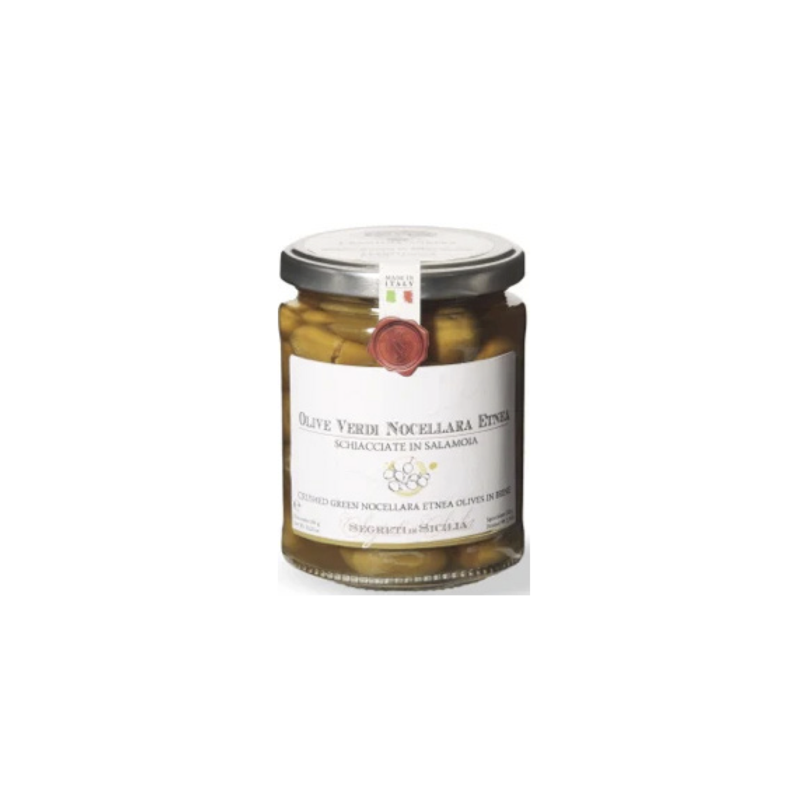 OLIVE VERDI NOCELLARA ETNEA SCHIACCIATE - FRANTOI CUTRERA